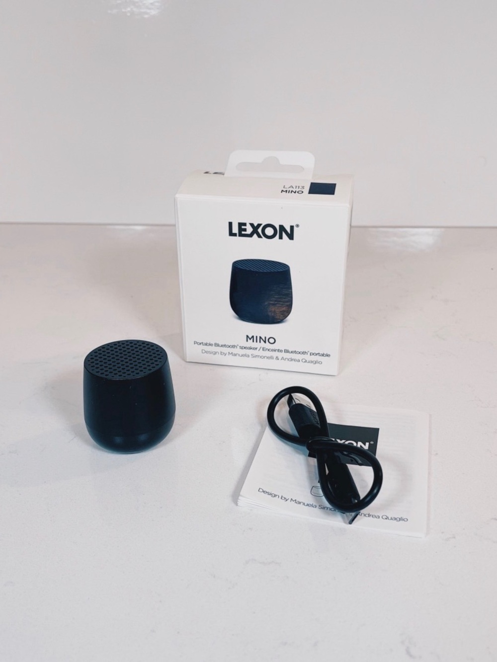 Mino Portable Bluetooth Speaker — Black
